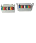 Solid Printhead Connector Replacement For Cfc Afinia H800 Plus And Tiertime Up Box Series, colorful connector wires in gray housing.