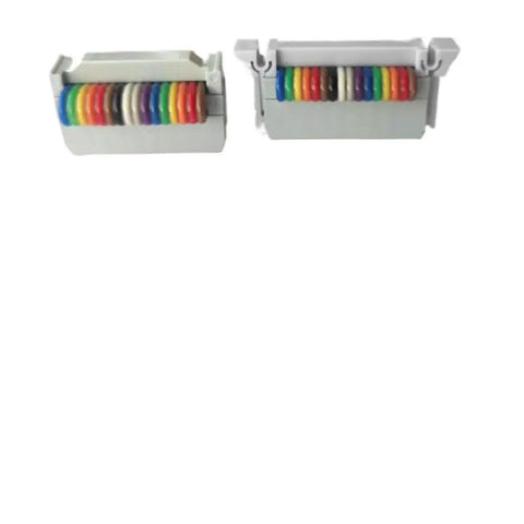 Solid Printhead Connector Replacement For Cfc Afinia H800 Plus And Tiertime Up Box Series, colorful connector wires in gray housing.