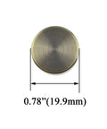 Slick Brushed Copper Mirror Screws With Solid Brass Washers Zero Hassle Install Decorative Fasteners For Bathroom Mirrors Kitchen Backsplash And Weekend Handy Work Projects 8 Pairs 0.78 inch brass cap