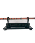 Wooden Katana Wall Mount Sword Stand For Samurai Swords Display Rack Holder Ancient Chinese Style Hanger black 1 layer