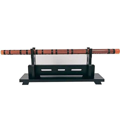 Wooden Katana Wall Mount Sword Stand For Samurai Swords Display Rack Holder Ancient Chinese Style Hanger black 1 layer