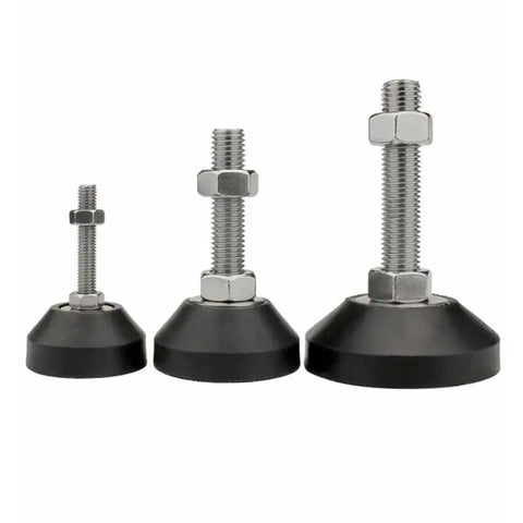 Knock That Wobble Right Out With These Durable Four Piece Adjustable Leveling Feet And Swivel Bases Featuring Secure M10 Threads for stable support.