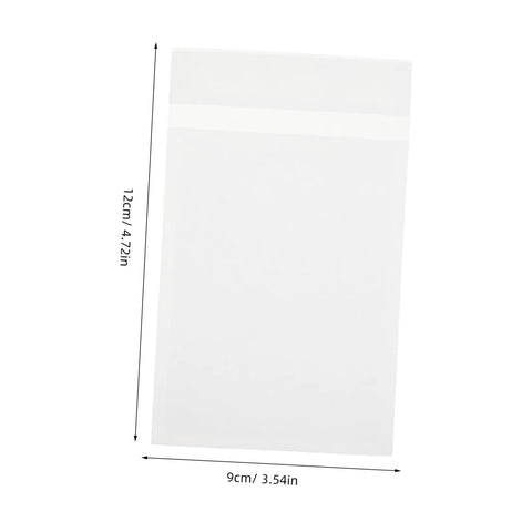 Clear Glassine Envelopes 200 Pack Self Sealing Small Paper Bags For Treats Seeds Cards Invitations And Mailings, 9x12cm size
