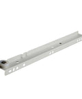 Smooth Silent Drawer Slide Rails Pair For Cabinets And Desks, 14 Inch Length Quiet Track Slides, single white rail on white background