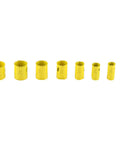Top Tier M42 Hole Saw Kit With 19 Pieces Ranging From 19mm To 76mm For Cutting Steel Aluminum Wood Plastic Gypsum And More With Carry Case, yellow hole saws
