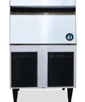 Straight-Up Commercial Cublet Flaker Ice Machine With Spacious Cube Bin, front view stainless steel design for busy restaurant kitchens.