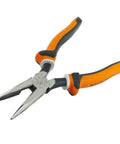 Insulated Long Nose Side Cutter Pliers, 1000V Rated and VDE Certified, Slim Induction Hardened Cutting Knives for Long Life, 8 Inch