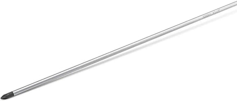 Phillips Head Screwdriver Size Two, 24-Inch Length, shown with narrow shaft and visible black oxide tip for secure fastening