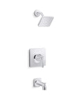Venza Rite-Temp Bath And Shower Trim Kit With Single Function Shower Head 1.75 GPM Polished Chrome Finish