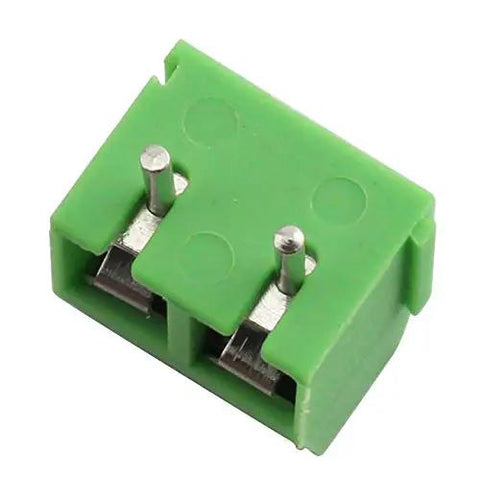 Green 20 Pack 5mm 2 Pin Screw Terminal Block Connector For PCB Mount Arduino Projects 300V 10A Wire Range 22 To 14 AWG