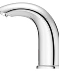 Touchless Motion Sensor Commercial Bathroom Sink Faucet With Single Hole Mount Polished Chrome Finish 0.5 GPM Low Flow No Contact