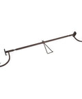 No Sweat Setup Front Door Garland Hanger With Thick Rubber Padded Ends For Year Round Decor Fits Wide Doorjambs No Drill Needed holds 20 pounds.