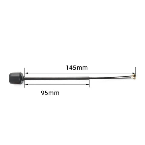 Dual-Band Dual-Polarized Omni-Directional O3 Air Unit Antenna For FPV 5.8 GHz And 2.4 GHz LHCP Replacement Ipex UFL Cable 95mm