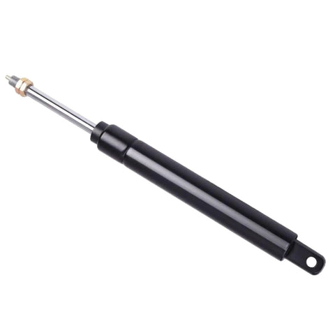 Hella Durable Universal Hydraulic Gas Spring Lift Cylinder For Reclining Chair Replacement Shock Strut Assembly Smooth Glide Built Tough Quick Effortless Fix, black gas cylinder side view.