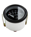 52mm automotive oil pressure gauge with white LED, black bezel, displays 0–100 psi
