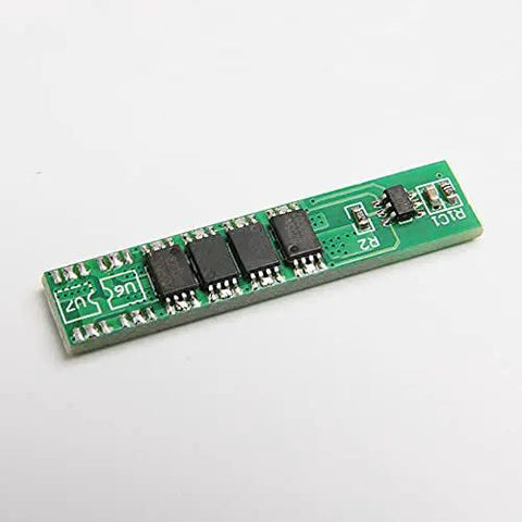Solid 5 Pack 1S 3.7V 10A Lithium Ion BMS Protection Boards showing compact charging circuit with DW01 8205A chips.