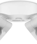 HomeGuard Two Light LED Outdoor Flood Light Kit Wall Or Ceiling Mount 4000K Cool White Round Heads White Finish