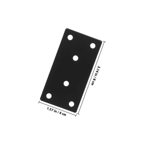 2 Pack Stainless Steel Flat Straight Braces Brackets Built Tough For Furniture Repair Mending Plate Heavy Duty Deformation Resistant Support