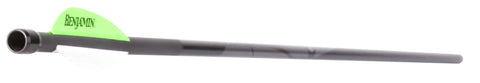 Pioneer Airbow Arrow Pack With 375 Grain Hand Fletched Helical Vanes, 26 Inch Pure Carbon Fiber, 250 Spine, Close-up of arrow fletching