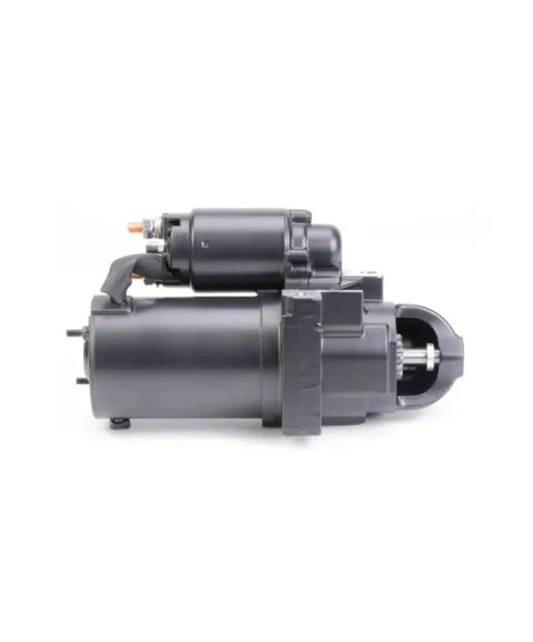 Side view of Starter For Late Model GM 4 Inch Flywheel 1999 And Newer MCM 3.0 L Marine Engine High Torque Solenoid With Water Intrusion Resistant Design