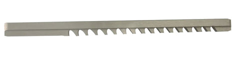 Pro Grade C1 6mm Keyway Broach Made From High Speed Steel For CNC Cutting Machines With Shim Included, Precise 6.01mm Width, Long Cutting Range
