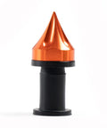 Sick Six Piece Aluminum Spike Windscreen Bolts Kit For Motorcycles Anodized Orange M5 X 15mm Universal Fit