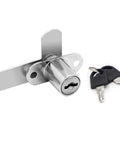 Heavy Duty Zinc Alloy Double Door Lock for filing cabinets, mailboxes and metal furniture with two keys, cam security, and durable latch