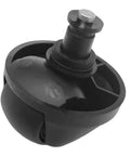 Front Caster Wheel Replacement For Dreame D9 Master L40 L10s Pro Gen2 Robots Vacuum Cleaner Accessories Black 2 Pack, rugged plastic