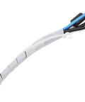 Spiral Cable Wrap Sleeve 3 Meter Protective Sleeving Tube For 3 4 5 6 8 10mm Cables Flame Retardant Cord Organizer