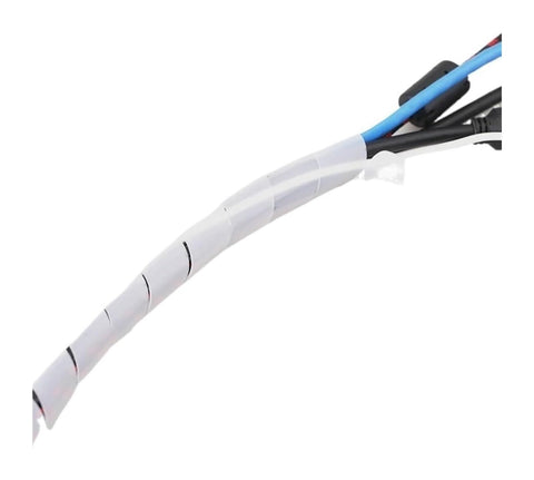 Spiral Cable Wrap Sleeve 3 Meter Protective Sleeving Tube For 3 4 5 6 8 10mm Cables Flame Retardant Cord Organizer