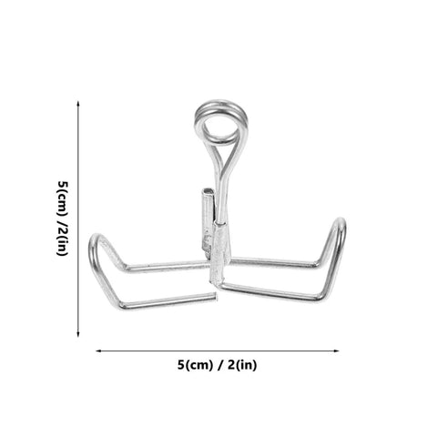 Spring Flow Control Tube Clamps With Bracket Feet For Lab And Classroom Use Super Sturdy Leak Resistant Clips With Strong Bite Force