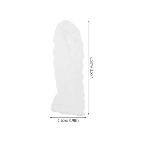 Top Shelf Antistatic Finger Cover Sleeves, 6.5cm, gel material, designed for arthritis relief and protecting fingers from blisters.