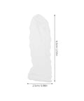 100 Pack Antistatic Fingertip Protectors And Finger Sleeves in white, 6.5cm x 2.5cm, used for comfort in cleanroom tasks.