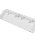 Durable Replacement Dryer Door Handle For Amana Crosley Maytag Kenmore Roper And More, white plastic, back view showing attachment clips