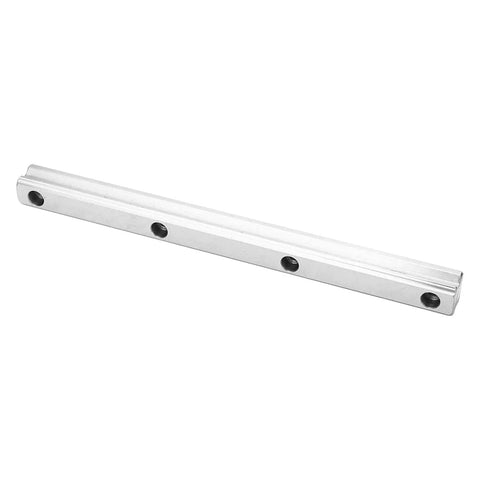 Heavy-Duty 200mm Linear Guide Rail For Precision Motion Systems, Industrial Linear Slide Rail Built Tough For Construction Machinery, Printing Machines, Robots, Tools And Aerospace, silver metal rail