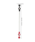 Five Pack Battery Tricycle Charging Cable Connector For EVs, 26.5cm cable with red and black terminals, built to last