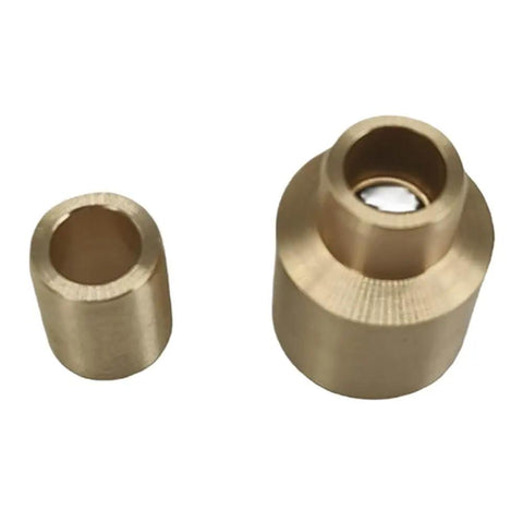 Heavy Duty Bushing And Seal Kit Fits Various Compact Outboard Engines And Standard Hull Mount Points With Sturdy Housing That Handles Salt Water And Rough Impacts For Fast Maintenance, two brass bushings