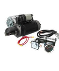 Straight Up 24V To 12V Electrical Conversion Kit For John Deere 3010 3020 4010 4020 Tractors Packed With A Beefy 63 Amp One Wire Alternator Starter Solenoid Combo And Voltage Gauge For A Hassle Free Upgrade, showing starter solenoid and voltage gauge.