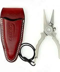 Titanium Pliers 5.5 Inch With Sheath, Silver Finish, ideal for Precision Multi Use in Electrical, Jewelry, and Hobby Work