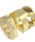 Awesome Oldham Coupler Fit For Ender 3 Z Axis Screw Connection Boosts 3D Printer Accuracy Smoothness And Stability While Cutting Vibration Down Low For Epic Print Results Every Time brass 3D printer coupler