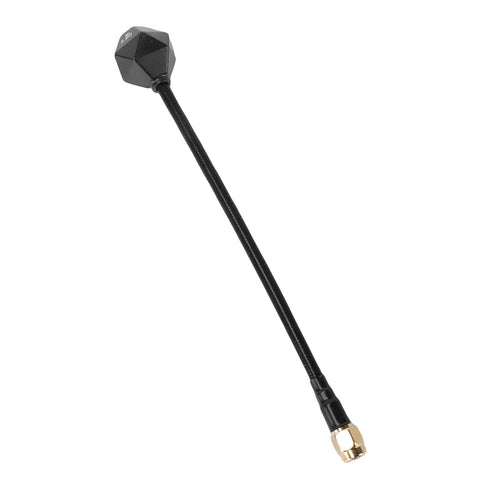 5.8GHz Omnidirectional SMA Antenna 5dBi for FPV Drones RC Cars and Smart Home Systems, black with gold SMA connector