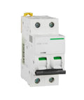 High Performance 2 Pole Micro Circuit Breaker 16 Amp Type C Miniature Mcb Din Rail Mount for electrical safety.
