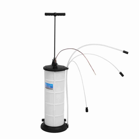 Slick Hand Pump For Quick Fluid Transfer! This 9L Manual Extraction Tool with 1 Meter Hose for draining liquids safely.