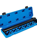 VEVOR 13-piece inner tie rod tool kit with crowfoot adapters in blue case; heavy-duty steel, 1/2 in drive.