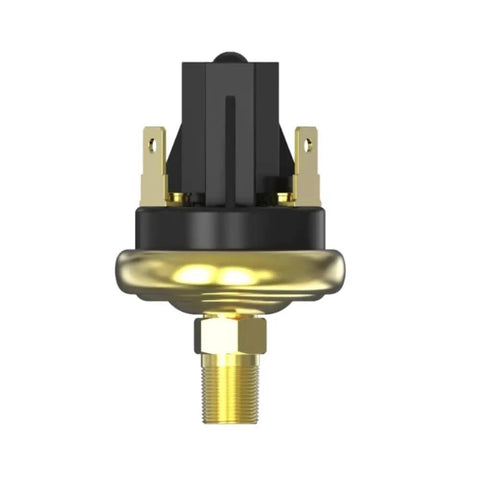 Adjustable Air Pressure Switch With 10 Psi Set Point Plus Minus 3 Psi, Pressure Gauge Included, 1 To 30 Psi Range, Industrial Grade Sensor