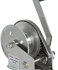 Stainless Steel Hand Winch With Friction Brake 1200 Lb WLL Heavy Duty Boat And 4x4 Trailer Winch