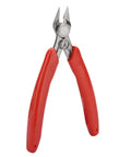 Compact Electronic Diagonal Pliers Wire Cutter For Cable Nippers Hand Tool With Stainless Steel Build Mini side cutters with red handles