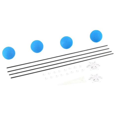 Aluminum RC Helicopter Landing Gear Kit For Stable Landings And Easy Training, 33cm Length, 40mm Ball Diameter, fits 400/450 copters