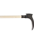 High Manganese Steel Double Sickle Handheld Scythe For Grass Cutting Tree Pruning And Rice Harvesting Durable Easy To Use Garden Tool
