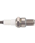 Side view of a spark plug from the High Performance Spark Plug Set for Honda GX Series Lawn Equipment and Small Engines Set of 2.